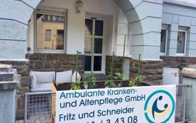 Urban Gardening bei der Ambulanten Kranken- und Altenpflege Koblenz